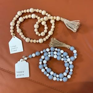 Two Beaded Home Decor Garlands